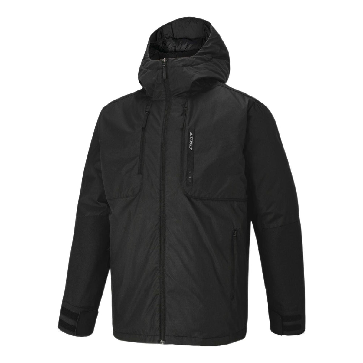 adidas Terrex Fwa Vrst Gdown hooded Stay Warm With Down Feather Jacket Black HE3688