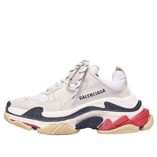 (WMNS) Balenciaga Triple S 'White Black Red' 2019 524037W09E19000