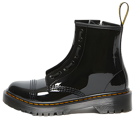Dr. Martens Sinclair Bex J Patent Leather 8 Martin boots Big Boys Black 27237001