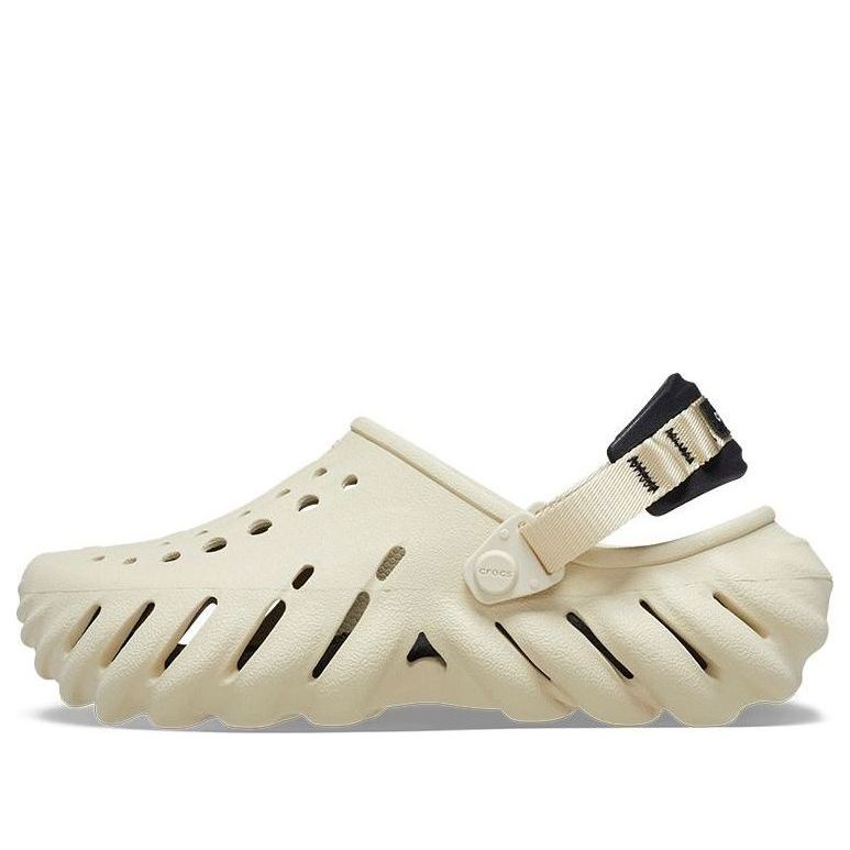Crocs Echo Clog 'Bone Black Beige' 207937-2YJ
