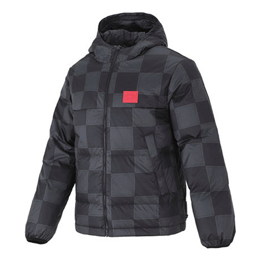 Men's Nike Lebron Grid Basketball Sports Stay Warm Hooded Down Jacket Black DA6718-010