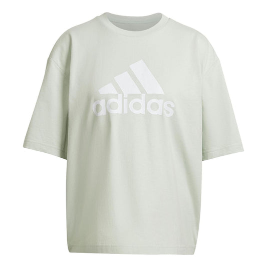 (WMNS) adidas Future Icons Badge of Sport T-Shirt Asia Sizing 'Green' HK0508