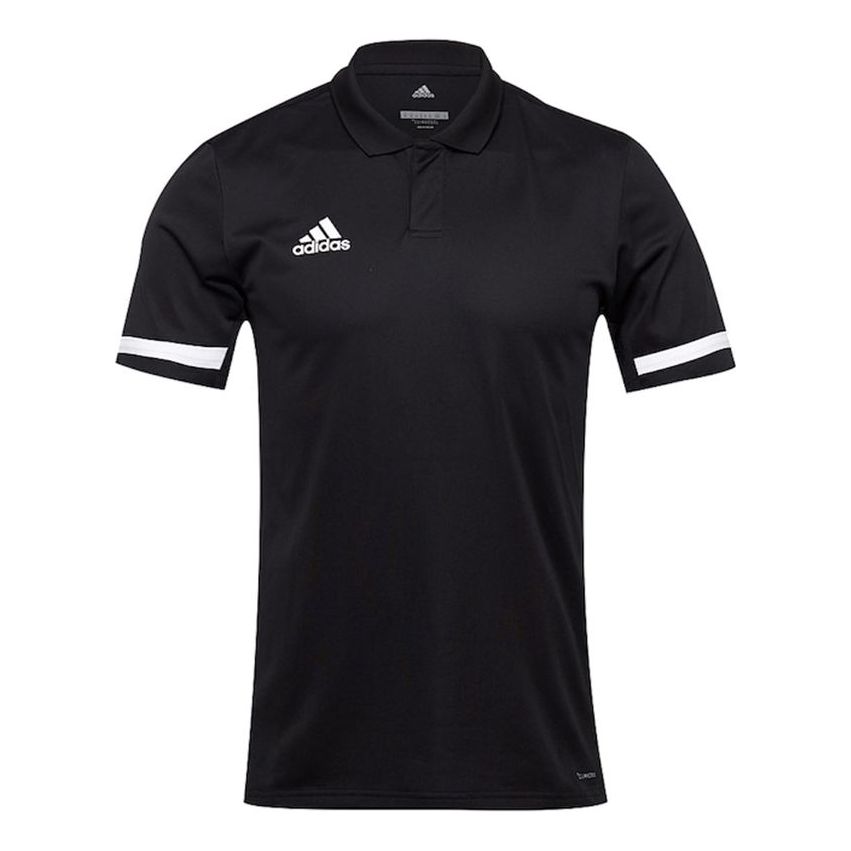 adidas T19 Polo M Athleisure Casual Sports Badminton Short Sleeve Polo Shirt Black DW6888