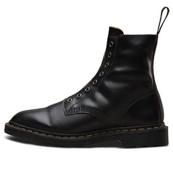 Dr. Martens 1460 Laceless Martin boots Couple Style Black 24555001