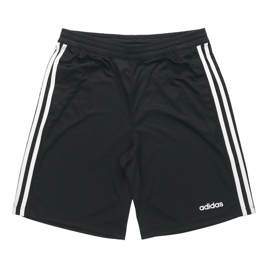 adidas Solid Color Breathable Sports Running Shorts Black DT3050