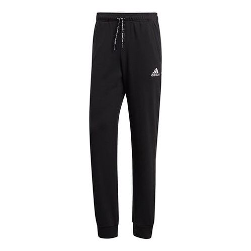 adidas logo Casual Sports Bundle Feet Long Pants Black DX9214