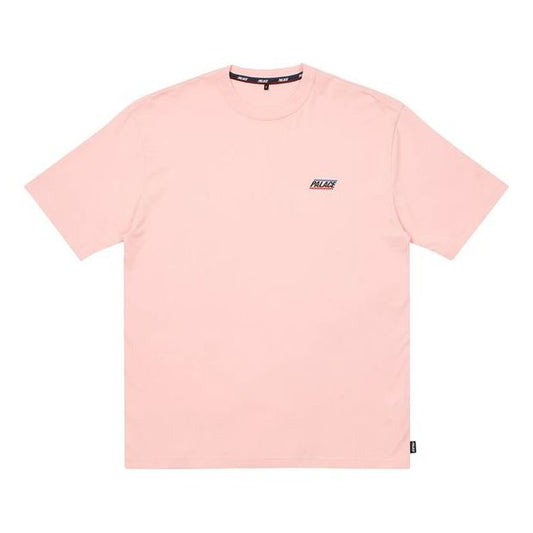 PALACE Basically A Tshirt Logo Micro Mark Round Neck Short Sleeve Pink T-Shirt P20TS081