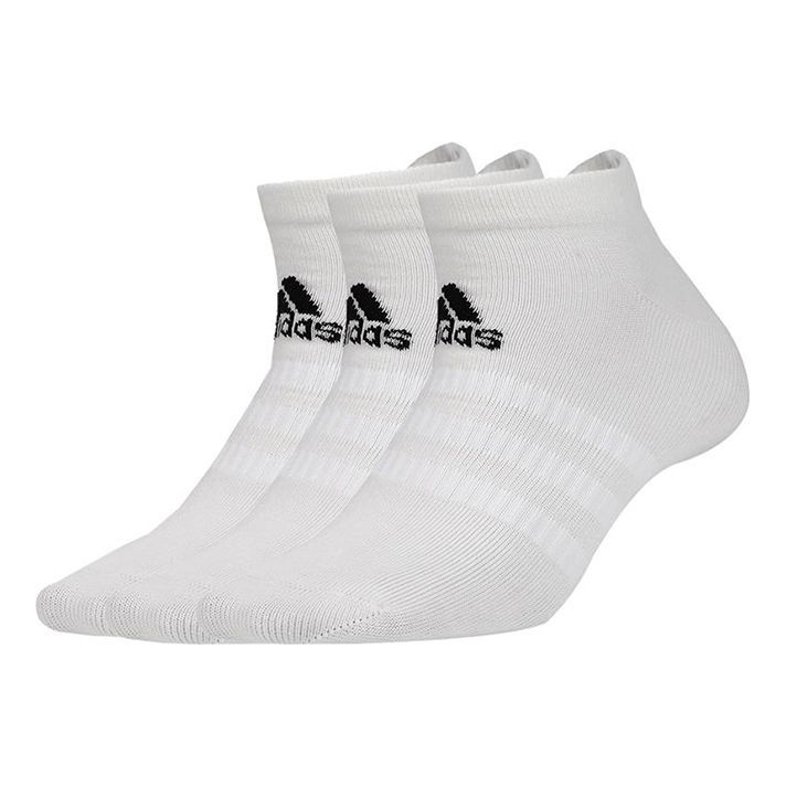 adidas Unisex Light Low 3pp Sports Socks 3 Packs White DZ9401