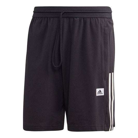adidas M D2m Motion Sh Running Gym Stripe Breathable Sports Shorts Black GD5292