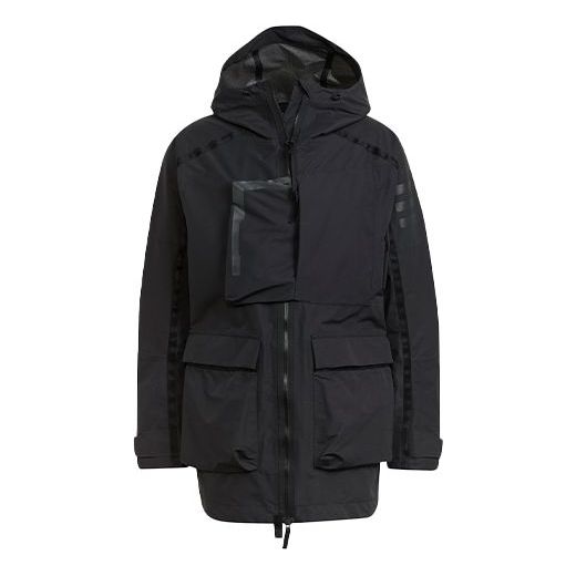 adidas Xploric R.r Sports Hooded Jacket Black H65704