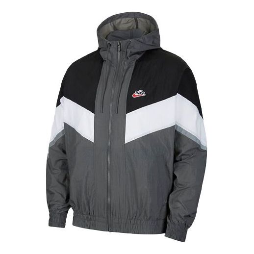 Nike Sportswear Windrunner+ Hooded Reflection Jacket Men Grey Gray CZ0782-068