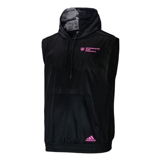 adidas Dm Ss Shooter Basketball Sports Sleeveless Black HE1608