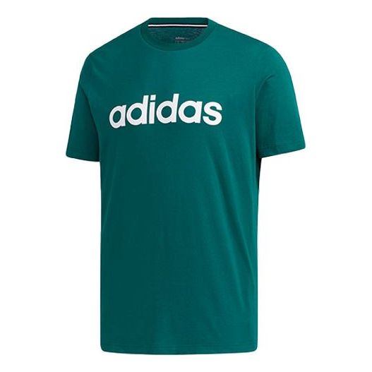 adidas neo Sports Round Neck Short Sleeve Green GJ8934