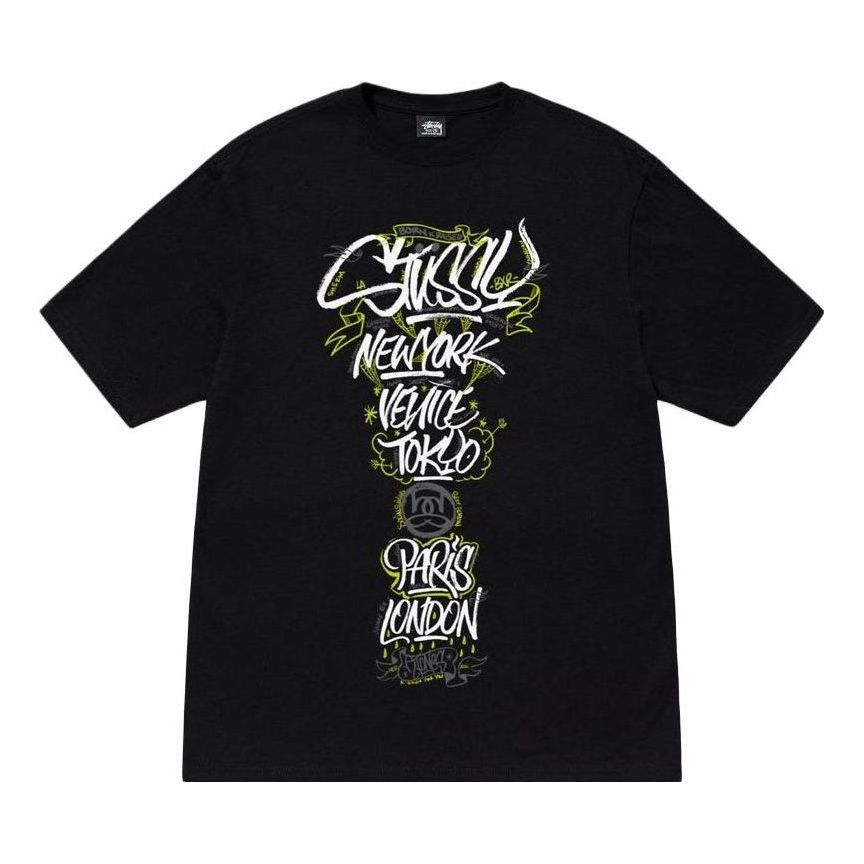 Stussy x Born X Raised Handstyles Tee 'Black' 3903853