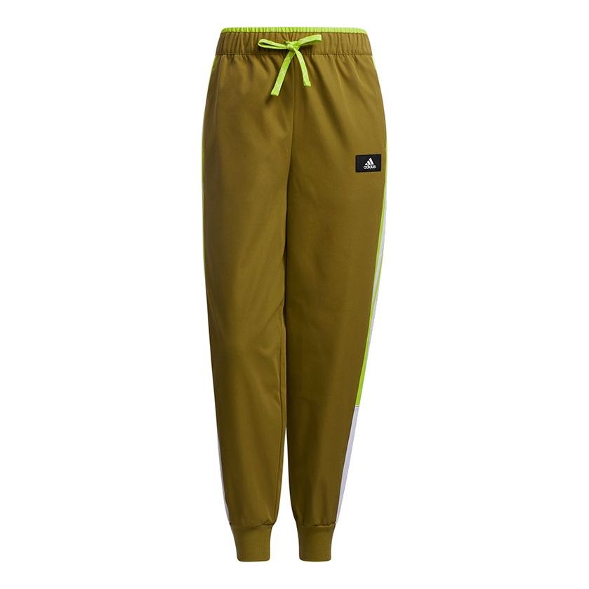 (WMNS) adidas Str Pt Cargo Colorblock Training Sports Long Pants/Trousers Brown GP0605