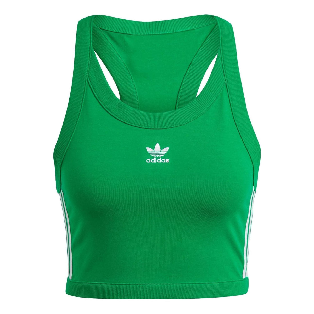 (WMNS) adidas Adicolor Classics 3-Stripes Short Tank Tops 'Green' IK6586