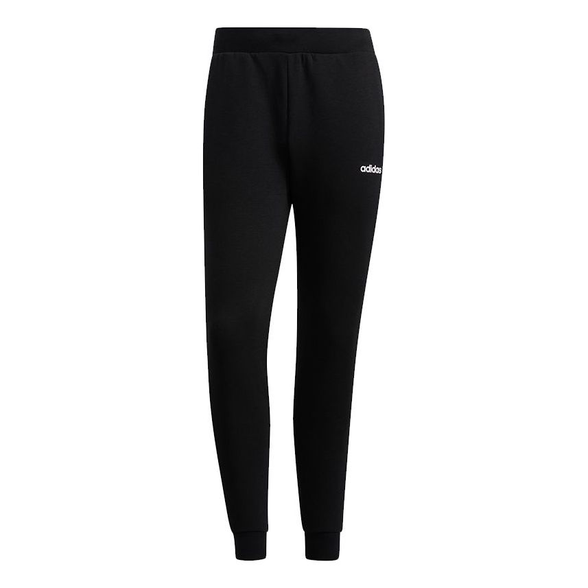 Men's adidas neo Ce 3S Flc Tp Logo Stripe Bundle Feet Sports Pants/Trousers/Joggers Black H14204