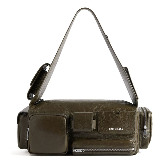 Balenciaga Superbusy Small Sling Bag 'Dark Green' 702167210C83503