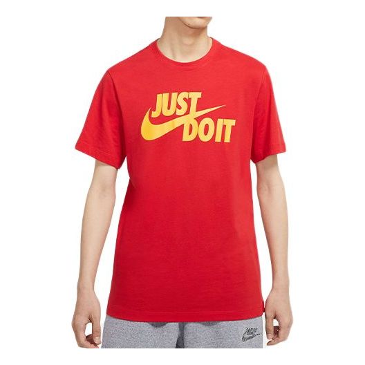 Nike Sportswear Jdi Letter Logo Printing Male Red AR5007-658
