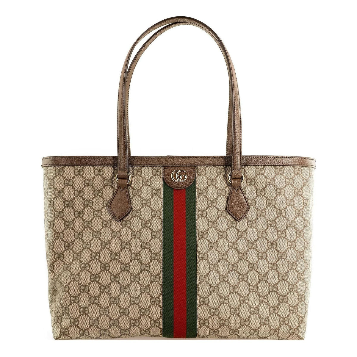 (WMNS) Gucci Ophidia GG Middle-Sized Tote Bag 'Brown' 631685-96IWB-8745