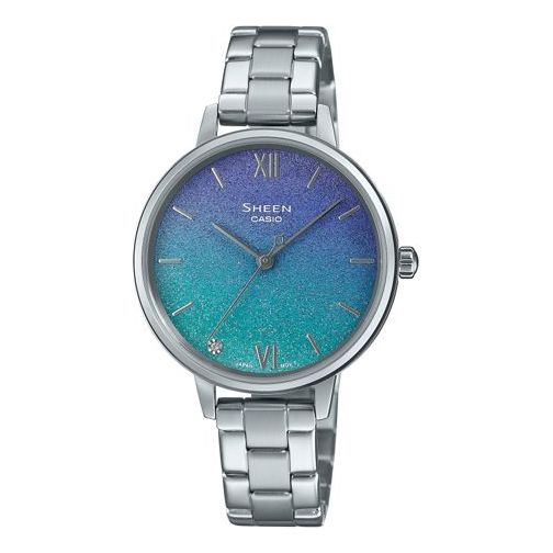 (WMNS) CASIO Analog 'Gradient Blue' SHE-4548D-2A