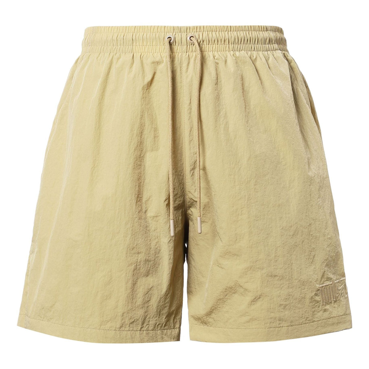 Men's Nike NAI-KE Cha Nai-Ke Cha Series Solid Color Breathable Lacing Straight Shorts Apricot Brown DV6194-297