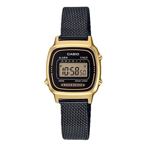 CASIO Male YOUTH Japan / South Korea Fashion Waterproof Mens Black Digital LA670WEMB-1