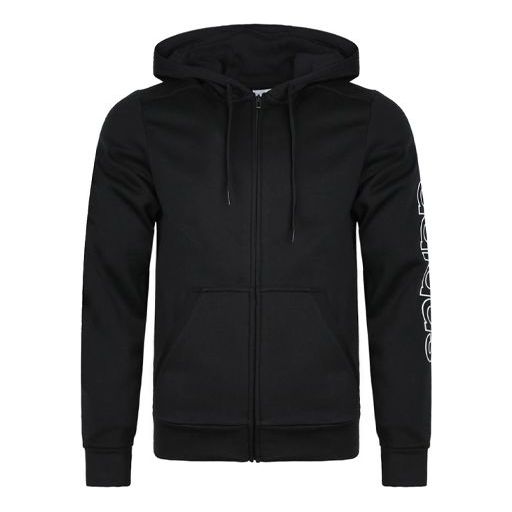 adidas originals Sports Stylish hooded Knit Jacket Black DU0364