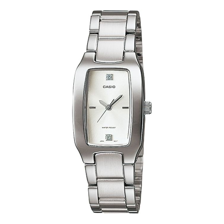 CASIO Metal HandsQuartz WhiteDial Plate Waterproof Silver Analog LTP-1165A-7C2