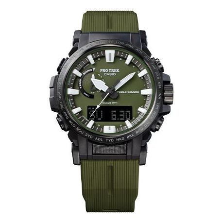 Casio Pro Trek Classic Outdoor Analog-Digital Watch 'Olive Green Black' PRW-61Y-3PR