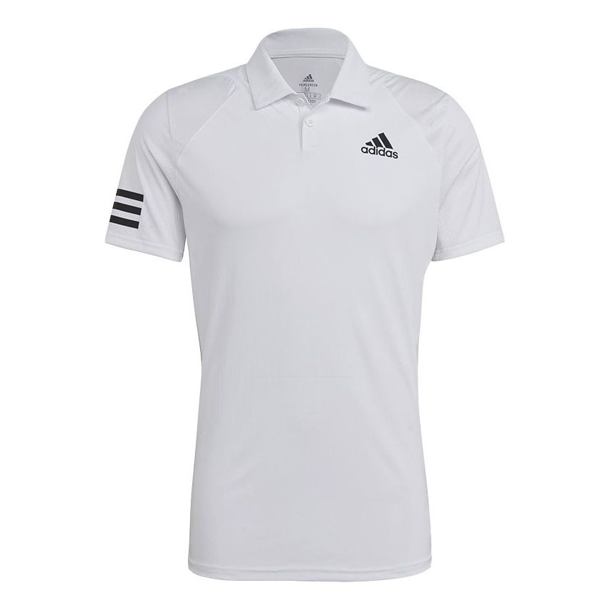adidas MENS Tennis Sports Polo Shirt White GL5416