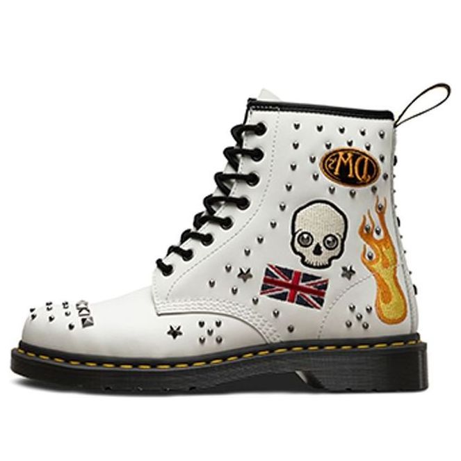 Dr. Martens 1460 Classic 8 High Top Martin boots Unisex White 24207100