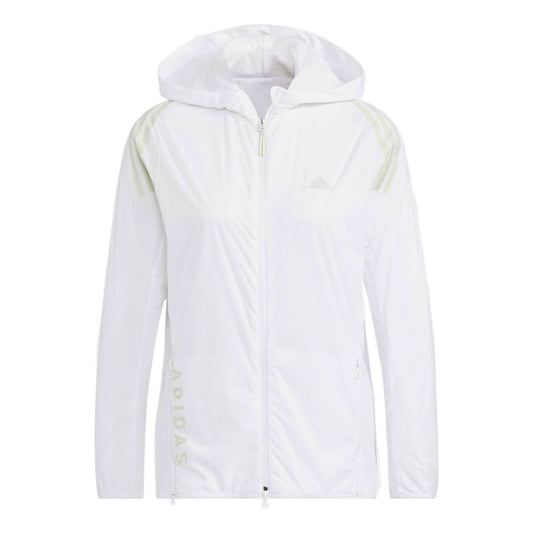 (WMNS) adidas Long-Sleeve Wind.Rdy 3-Stripes Jacket Asia Sizing 'White' HG8257