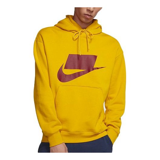Nike Solid Color logo Pullover Yellow BV4541-743