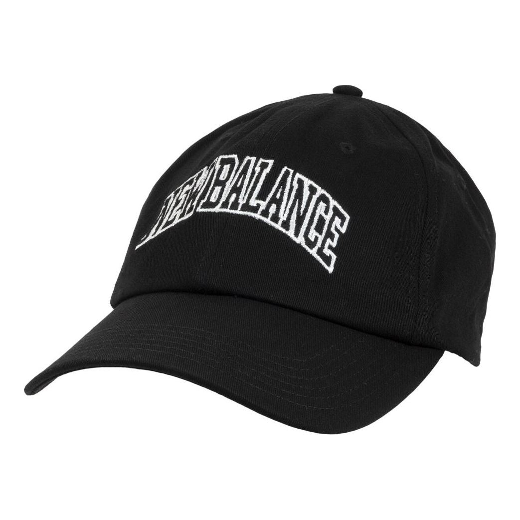 New Balance Big Wordmark Logo Baseball Cap 'Black' LAH03011BK