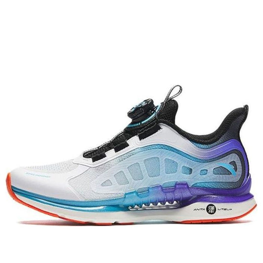 (GS) ANTA Running Series Sneakers 'White Blue Purple' A312425577-1